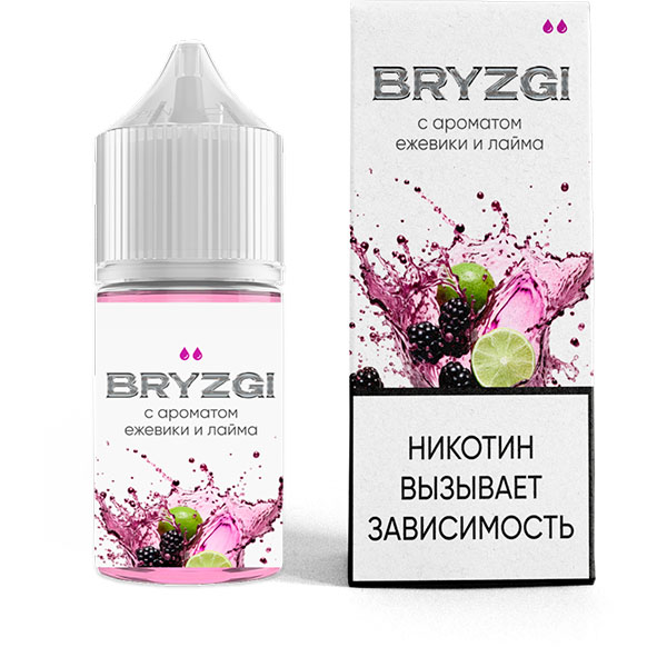 Жидкость BRYZGI Salt - Ежевика лайм 30мл (20mg) Жидкость BRYZGI Salt - Ежевика лайм 30мл (20mg)