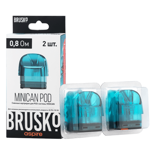 Картридж Brusko Minican (0.8 Ом 3ml) Синий Картридж Brusko Minican (0.8 Ом 3ml) Синий