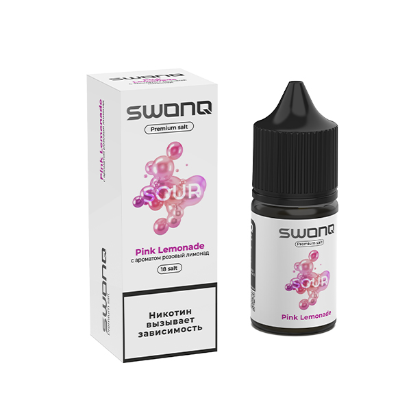 Жидкость SWONQ SOUR Salt - Pink Lemonade (Розовый Лимонад) 30мл (18mg) Жидкость SWONQ SOUR Salt - Pink Lemonade (Розовый Лимонад) 30мл (18mg)