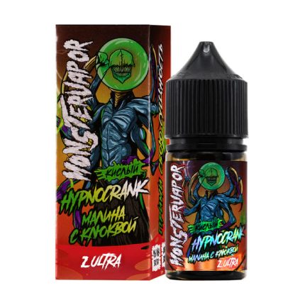 Жидкость MONSTERVAPOR Salt 30мл - Hypnocrank (Малина с Клюквой ) (20mg) (М)