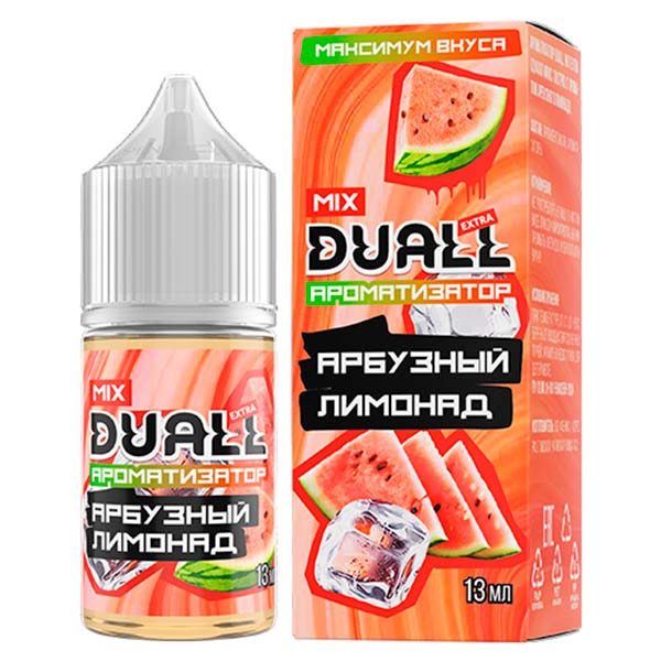 Ароматизатор Duall Mix 13мл - Арбузный лимонад Ароматизатор Duall Mix 13мл - Арбузный лимонад