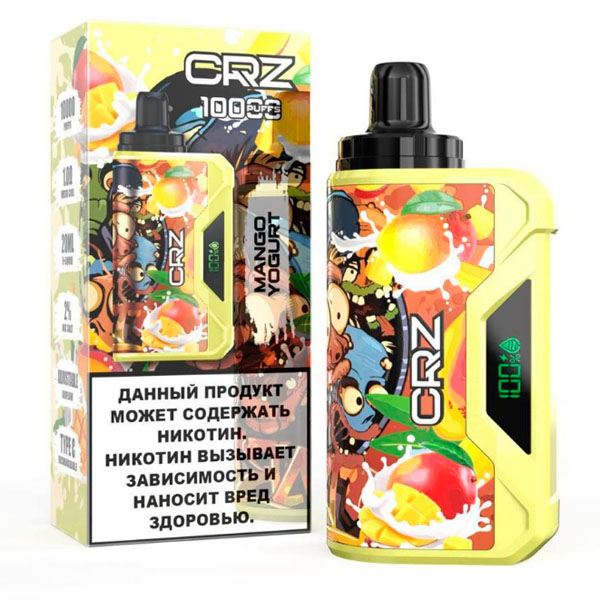 Одноразовая ЭС CRZ10000 - Mango Yogurt (Йогурт с манго) (M) Одноразовая ЭС CRZ10000 - Mango Yogurt (Йогурт с манго) (M)