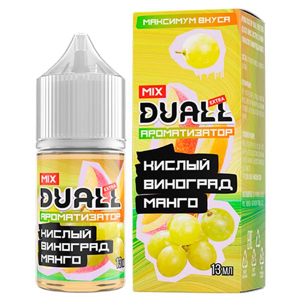 Ароматизатор Duall Mix 13мл - Кислый виноград манго Ароматизатор Duall Mix 13мл - Кислый виноград манго