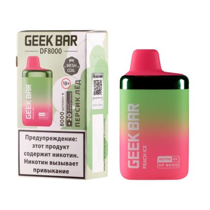 Одноразовая ЭС Geek Bar DF8000 - Персик лёд (М)