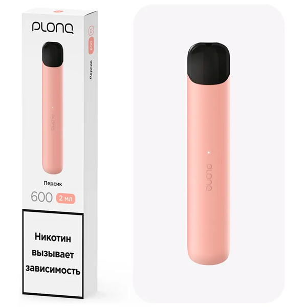Одноразовая ЭС PLONQ ALPHA 600 - Персик (М) Одноразовая ЭС PLONQ ALPHA 600 - Персик (М)