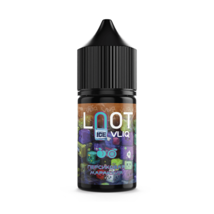 Жидкость Loot ice - Персик маракуйя со льдом 10 мл (18mg) (M)
