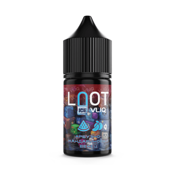 Жидкость Loot ice - Арбуз мандарин со льдом 10 мл (18mg) (M) Жидкость Loot ice - Арбуз мандарин со льдом 10 мл (18mg) (M)