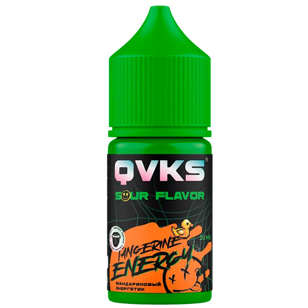 Ароматизатор QVKS SOUR 15мл - Энергетик Мандариновый Ароматизатор QVKS SOUR 15мл - Энергетик Мандариновый