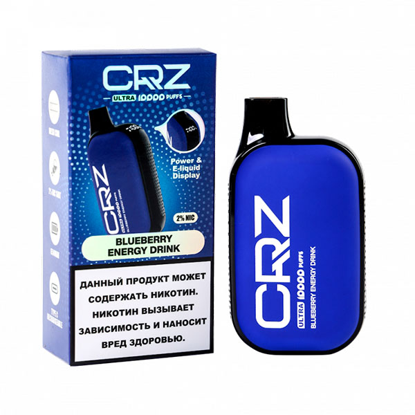 Одноразовая ЭС CRZ ULTRA 10000 - Черничный энергетик Одноразовая ЭС CRZ ULTRA 10000 - Черничный энергетик