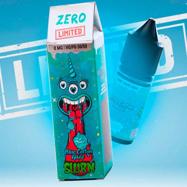 Жидкость SLURM Zero Limited Salt - Blue Cotton Razz (Сладкая вата с голубыми ягодами) 27мл 0мг (М) Жидкость SLURM Zero Limited Salt - Blue Cotton Razz (Сладкая вата с голубыми ягодами) 27мл 0мг (М)