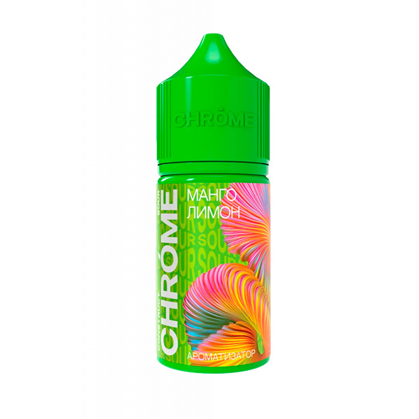 Ароматизатор Chrome Sour 15мл - Манго лимон Ароматизатор Chrome Sour 15мл - Манго лимон