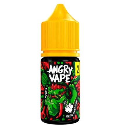 Жидкость Angry Vape Кислый Salt 30мл - Слон Патефон (Арбуз) (0mg)