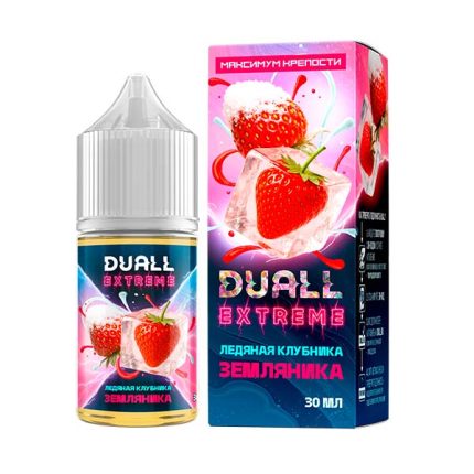 Жидкость DUALL EXTREME Salt - Ледяная Клубника Земляника 30мл (Hard)