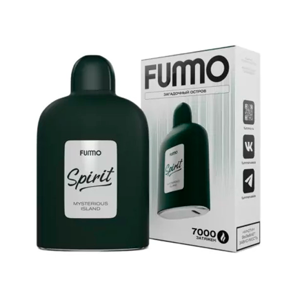 Одноразовая ЭС Fummo Spirit 7000 - Загадочный Остров (М) Одноразовая ЭС Fummo Spirit 7000 - Загадочный Остров (М)