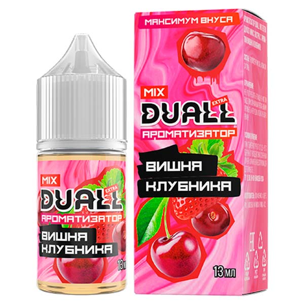 Ароматизатор Duall Mix 13мл - Вишня клубника Ароматизатор Duall Mix 13мл - Вишня клубника