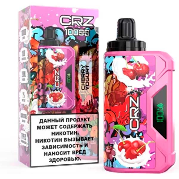Одноразовая ЭС CRZ10000 - Cherry yogurt (Вишневый йогурт) (M) Одноразовая ЭС CRZ10000 - Cherry yogurt (Вишневый йогурт) (M)