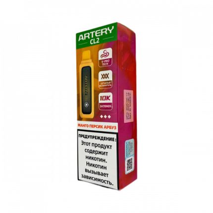 Одноразовая ЭС ARTERY CL2 10000 - Mango Peach Watermelon