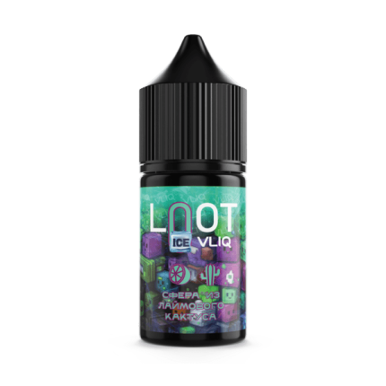 Жидкость Loot ice - Кактус лайм со льдом 10 мл (18mg) (M)