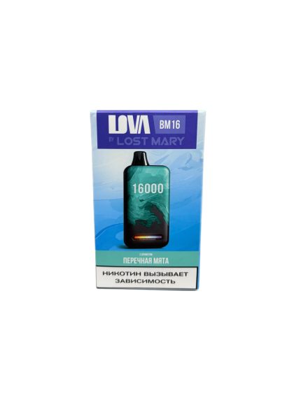 Одноразовая ЭС LOVA by LOST MARY 16000 - Перечная Мята (М)