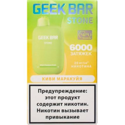 Одноразовая ЭС Geek Bar Stone 6000 - Киви маракуйя (М)