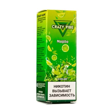 Жидкость Crazy Vibe Salt - Мохито 30мл (20 Strong)