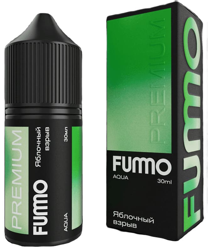 Жидкость FUMMO AQUA - Яблочный Взрыв 30мл (20 Hard) Жидкость FUMMO AQUA - Яблочный Взрыв 30мл (20 Hard)