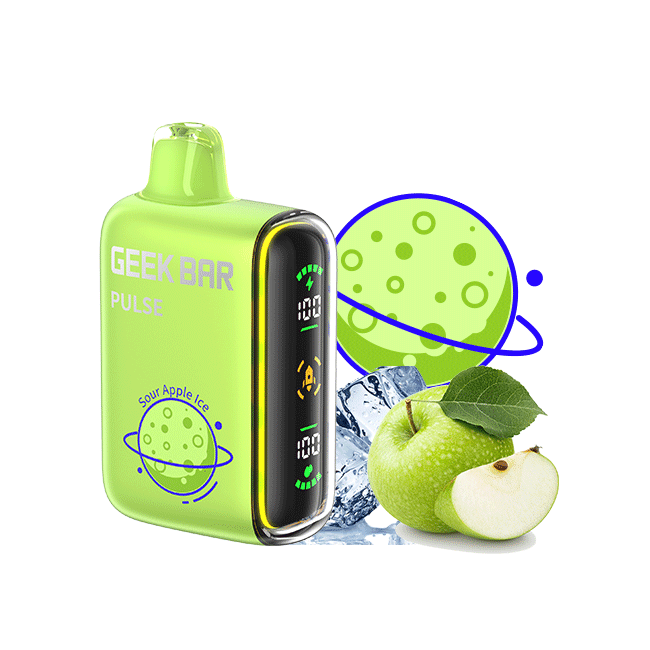 Одноразовая ЭС Geek Bar PULSE 12000 - Sour Apple Ice (Кислое яблоко со льдом) Одноразовая ЭС Geek Bar PULSE 12000 - Sour Apple Ice (Кислое яблоко со льдом)