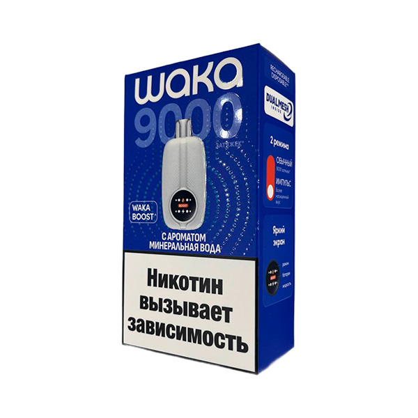 Одноразовая ЭС WAKA NOVO 9000 - Минеральная Вода (Hard) Одноразовая ЭС WAKA NOVO 9000 - Минеральная Вода (Hard)