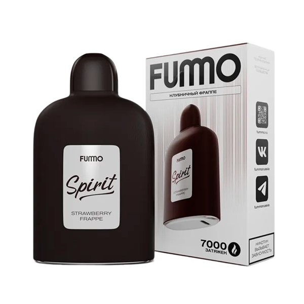 Одноразовая ЭС Fummo Spirit 7000 - Клубничный Фраппе (М) Одноразовая ЭС Fummo Spirit 7000 - Клубничный Фраппе (М)