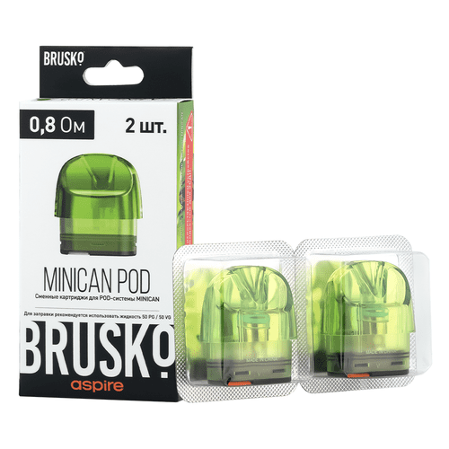 Картридж Brusko Minican (0.8 Ом 3ml) Зеленый Картридж Brusko Minican (0.8 Ом 3ml) Зеленый