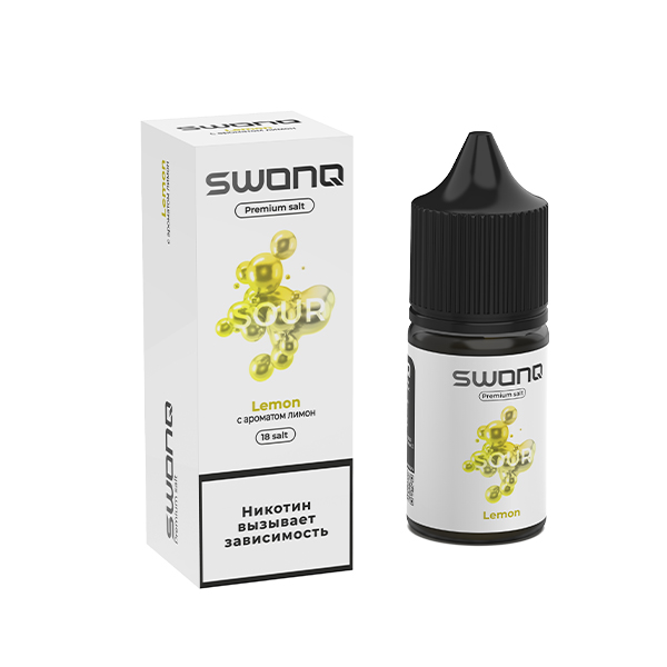 Жидкость SWONQ SOUR Salt - Lemon (Лимон) 30мл (18mg) Жидкость SWONQ SOUR Salt - Lemon (Лимон) 30мл (18mg)