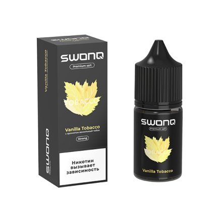 Жидкость SWONQ Tobacco Salt - Vanilla Tobacco (Ванильный табак) 30мл (20 Strong)