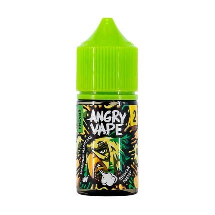 Жидкость Angry Vape Кислый Salt 30мл - Попугай Повтор (Лимонный мармелад) (0mg)