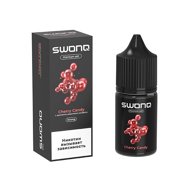 Жидкость SWONQ SOUR Salt - Cherry Candy (Вишневые Конфеты) 30мл (20 Strong) Жидкость SWONQ SOUR Salt - Cherry Candy (Вишневые Конфеты) 30мл (20 Strong)