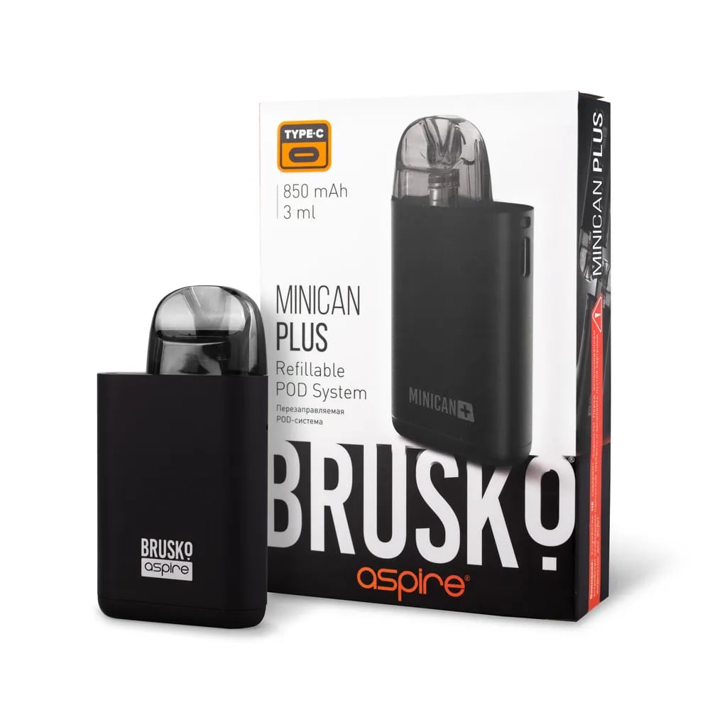 Brusko Minican Plus 850mAh (Черный) Brusko Minican Plus 850mAh (Черный)