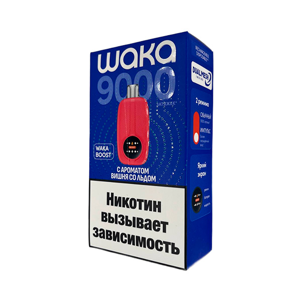 Одноразовая ЭС WAKA NOVO 9000 - Вишня со льдом (Hard) Одноразовая ЭС WAKA NOVO 9000 - Вишня со льдом (Hard)