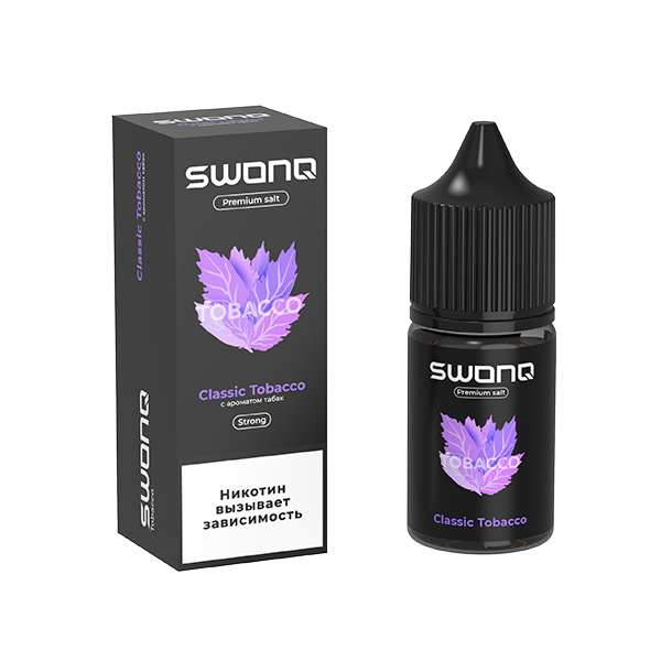 Жидкость SWONQ Tobacco Salt - Classic Tobacco (Табак) 30мл (20 Strong) Жидкость SWONQ Tobacco Salt - Classic Tobacco (Табак) 30мл (20 Strong)