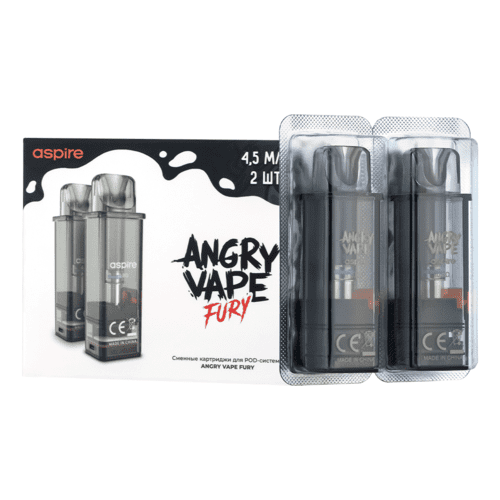 Картридж Angry Vape Fury (0.8 Ом 4.5ml) Картридж Angry Vape Fury (0.8 Ом 4.5ml)