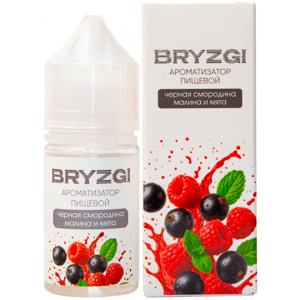 Ароматизатор Bryzgy 14мл - Чёрная смородина малина мята Ароматизатор Bryzgy 14мл - Чёрная смородина малина мята