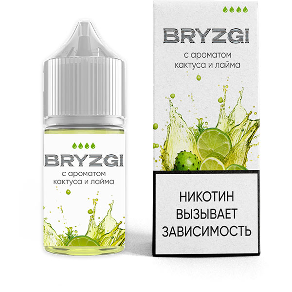 Жидкость BRYZGI Salt - Кактус лайм 30мл (20mg) Жидкость BRYZGI Salt - Кактус лайм 30мл (20mg)
