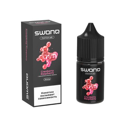 Жидкость SWONQ SOUR Salt - Cranberry Raspberry (Клюква Малина) 30мл (20 Strong)