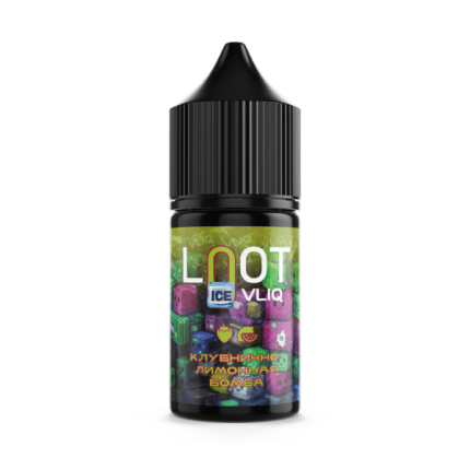 Жидкость Loot ice - Клубника лимон со льдом 10 мл (18mg) (M)