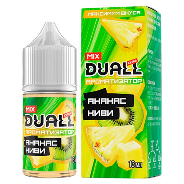 Ароматизатор Duall Mix 13мл - Ананас Киви Ароматизатор Duall Mix 13мл - Ананас Киви