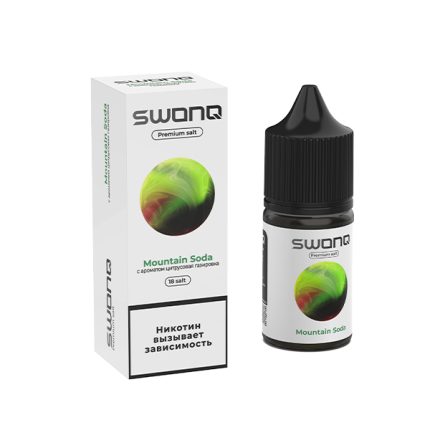 Жидкость SWONQ Salt - Mountain Soda (Цитрусовая Газировка) 30мл (18mg)