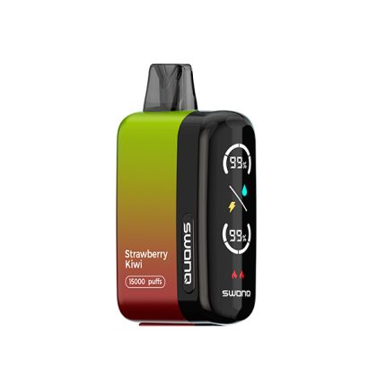 Одноразовая ЭС SWONQ B15000 - Strawberry Kiwi (Клубника Киви)