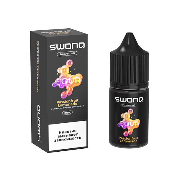 Жидкость SWONQ SOUR Salt - Passionfruit Lemonade (Лимонад с Маракуйей) 30мл (20 Strong) Жидкость SWONQ SOUR Salt - Passionfruit Lemonade (Лимонад с Маракуйей) 30мл (20 Strong)