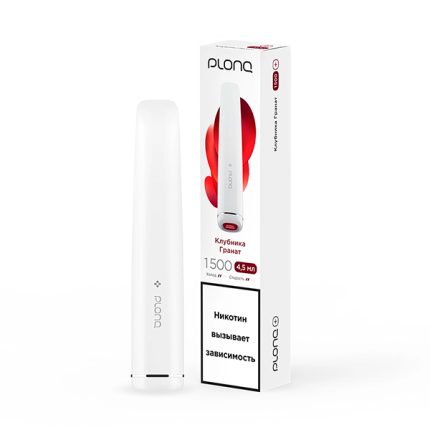 Одноразовая ЭС PLONQ PLUS 1500 - Клубника гранат (М)