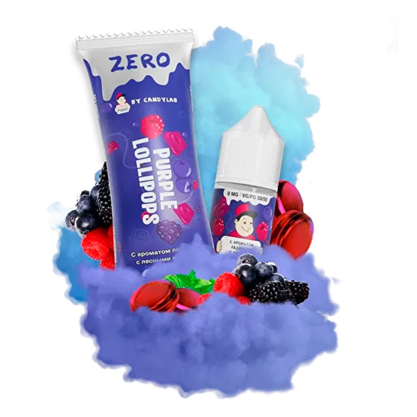 Жидкость CANDYMAN Zero Salt - Purple Lollipops (Леденцы с Лесными Ягодами) 27мл 0мг (М) Жидкость CANDYMAN Zero Salt - Purple Lollipops (Леденцы с Лесными Ягодами) 27мл 0мг (М)