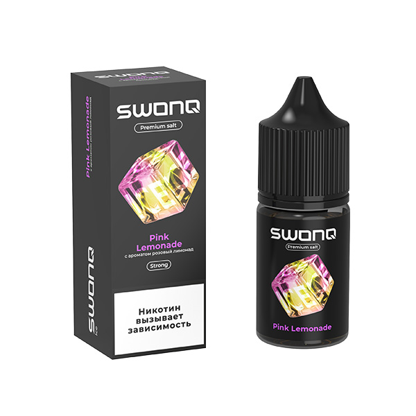 Жидкость SWONQ ICE Salt - Pink Lemonade (Розовый Лимонад) 30мл (20 Strong) Жидкость SWONQ ICE Salt - Pink Lemonade (Розовый Лимонад) 30мл (20 Strong)