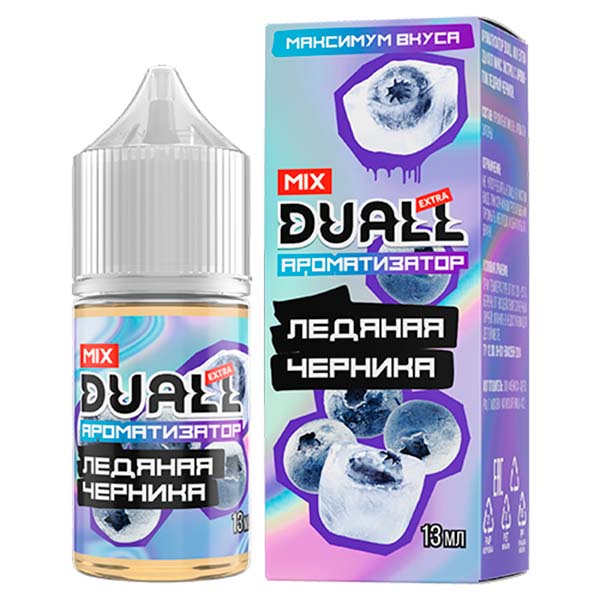 Ароматизатор Duall Mix 13мл - Ледяная черника Ароматизатор Duall Mix 13мл - Ледяная черника